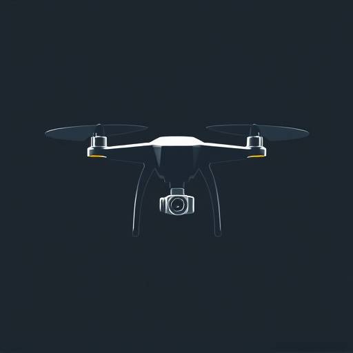 Icon of a drone, representing aerial videography