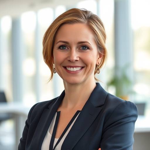 Photo of Sarah Johnson, CEO of Innovatech Solutions